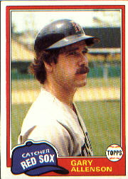 1981 Topps Baseball Cards      128     Gary Allenson